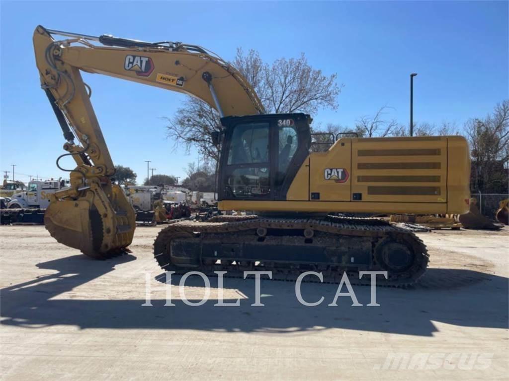 CAT 340 10 TC Naudoti ratiniai krautuvai