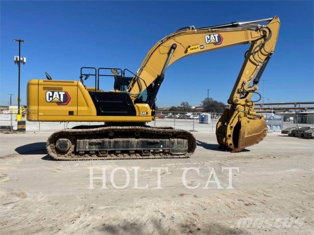 CAT 340 10 TC Naudoti ratiniai krautuvai