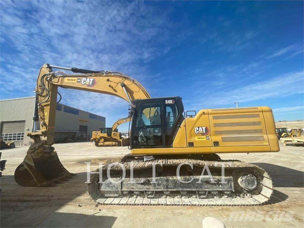CAT 340 10 TC Naudoti ratiniai krautuvai