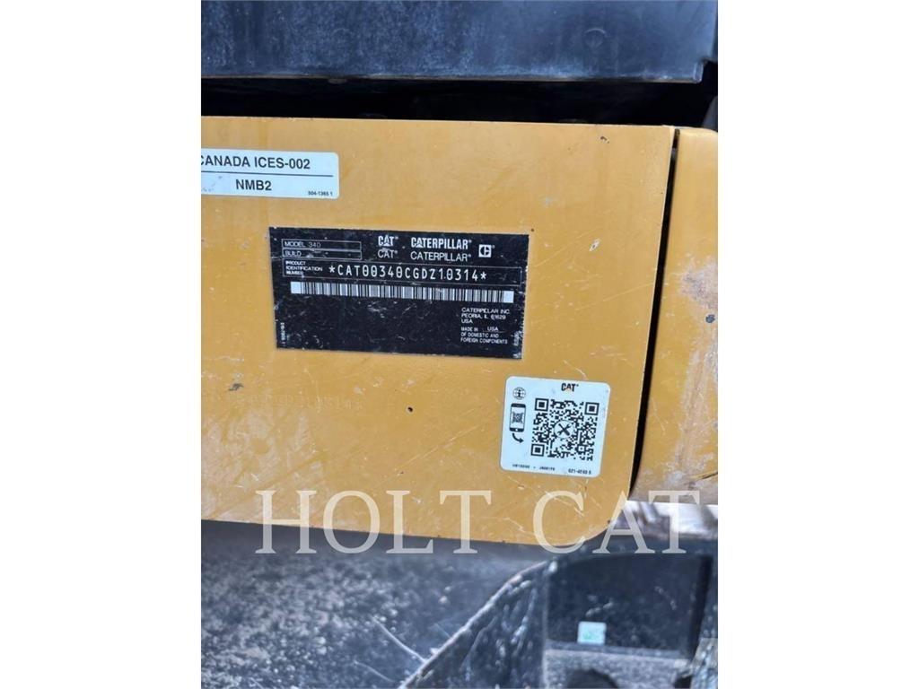CAT 340 10 TC Vikšriniai ekskavatoriai