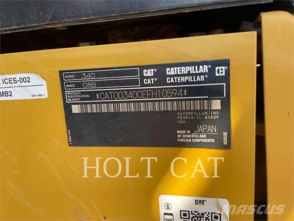 CAT 340 12 TC Vikšriniai ekskavatoriai