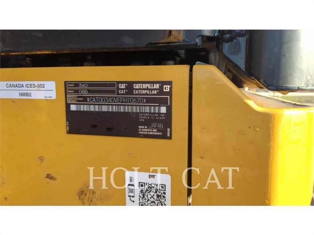 CAT 340 12 TC Vikšriniai ekskavatoriai
