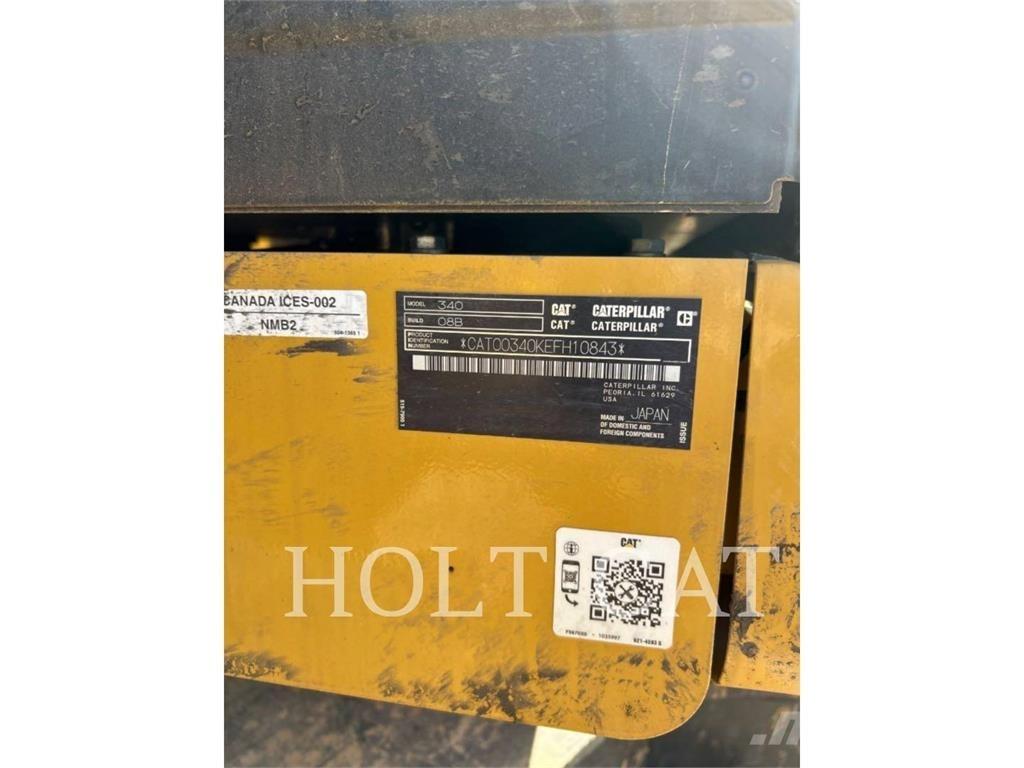 CAT 340 12 TC Vikšriniai ekskavatoriai