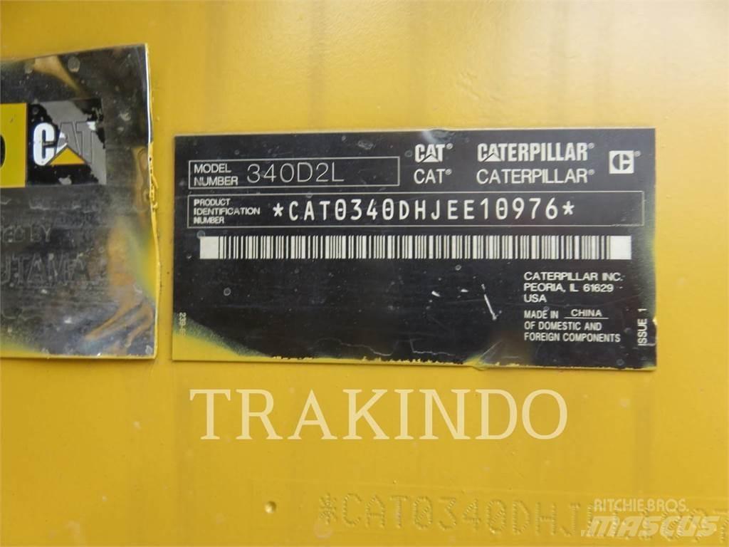 CAT 340D2L Vikšriniai ekskavatoriai