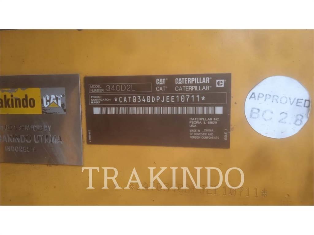 CAT 340D2L Vikšriniai ekskavatoriai