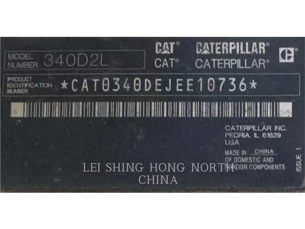 CAT 340D2L Vikšriniai ekskavatoriai