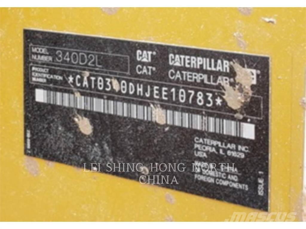 CAT 340D2L Vikšriniai ekskavatoriai