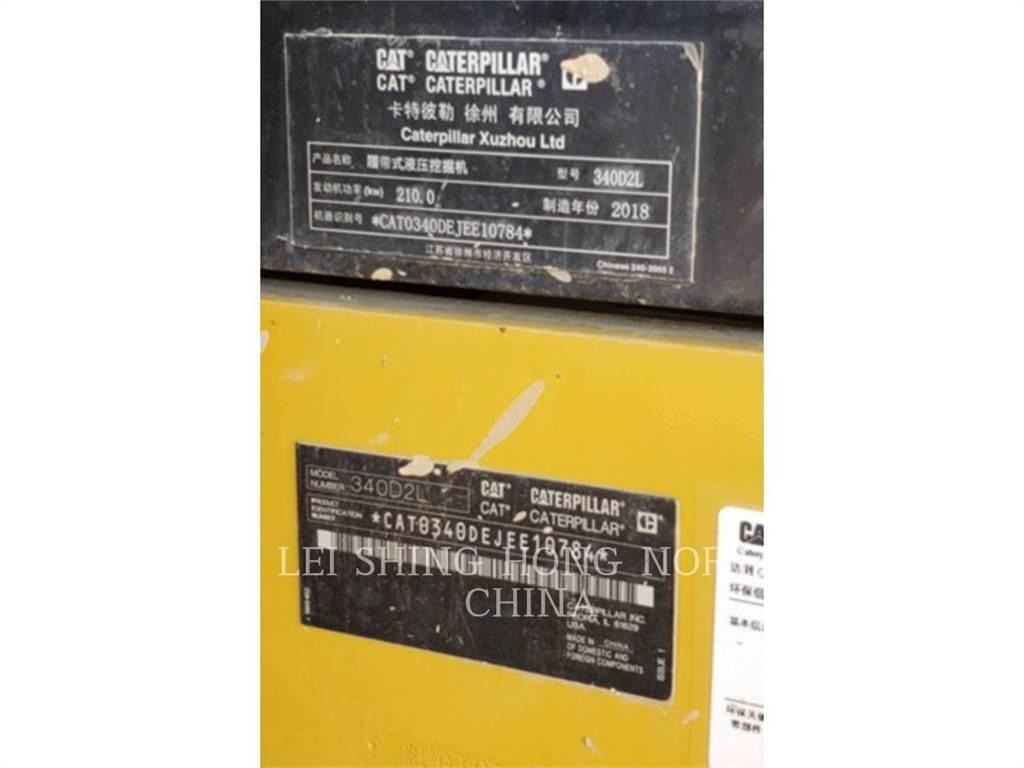CAT 340D2L Vikšriniai ekskavatoriai