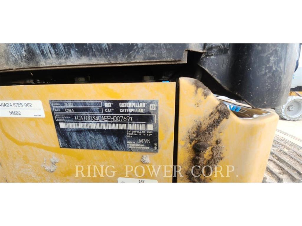 CAT 340TC Vikšriniai ekskavatoriai
