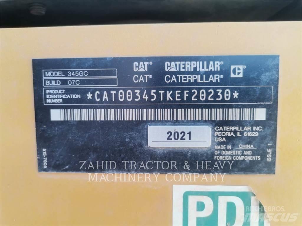 CAT 345-07GC Vikšriniai ekskavatoriai