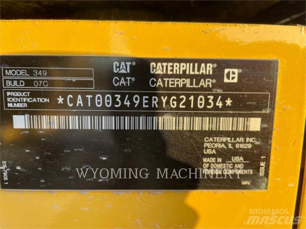 CAT 349 Vikšriniai ekskavatoriai