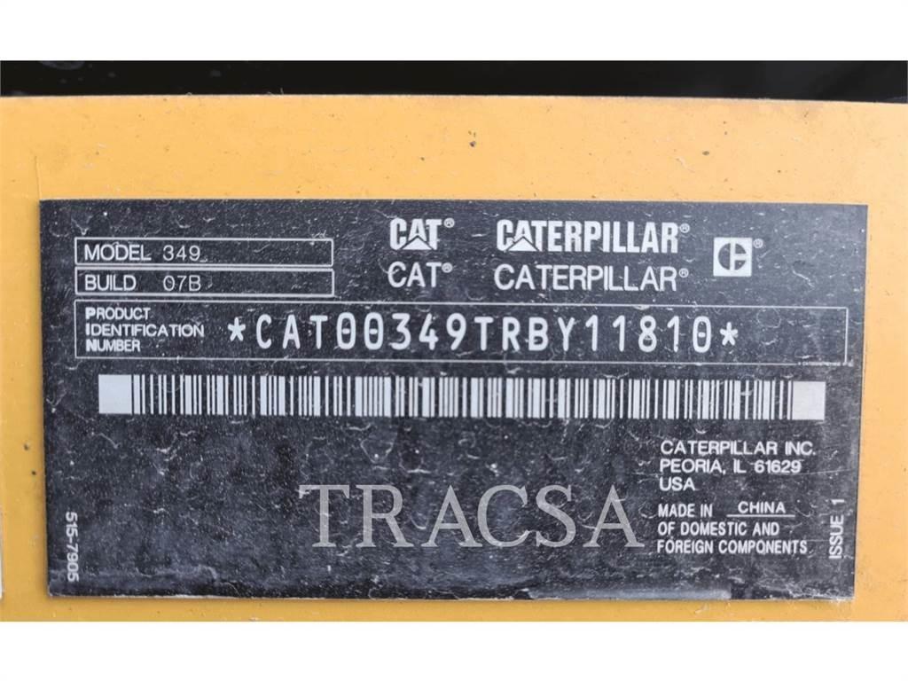 CAT 349 Vikšriniai ekskavatoriai