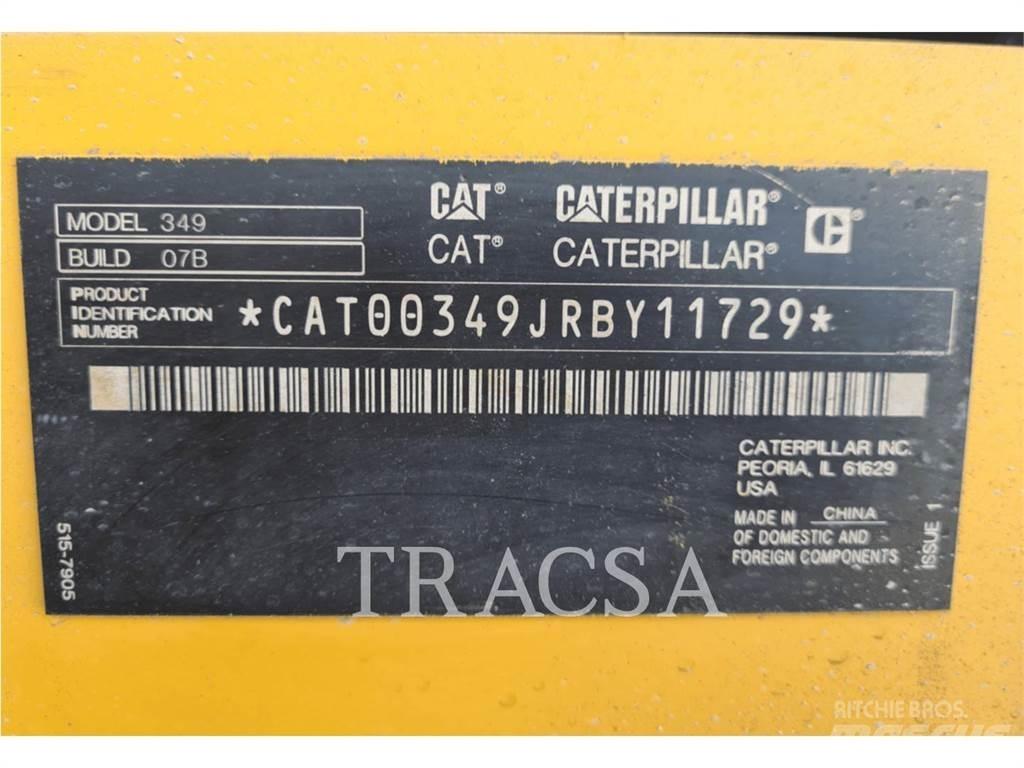CAT 349 Vikšriniai ekskavatoriai