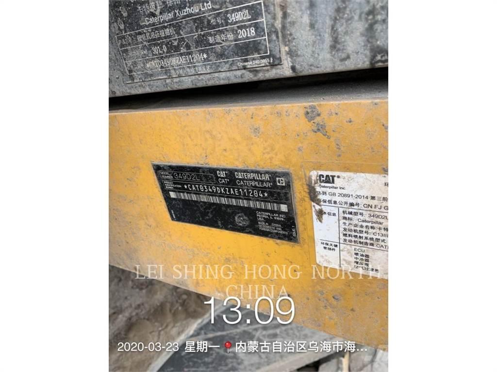 CAT 349 D2 L Vikšriniai ekskavatoriai