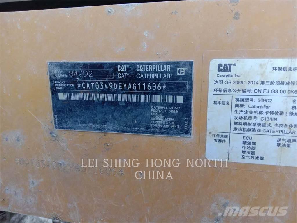 CAT 349D2 Vikšriniai ekskavatoriai