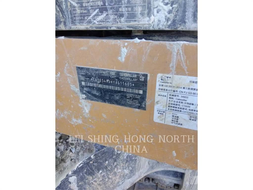 CAT 349D2 Vikšriniai ekskavatoriai