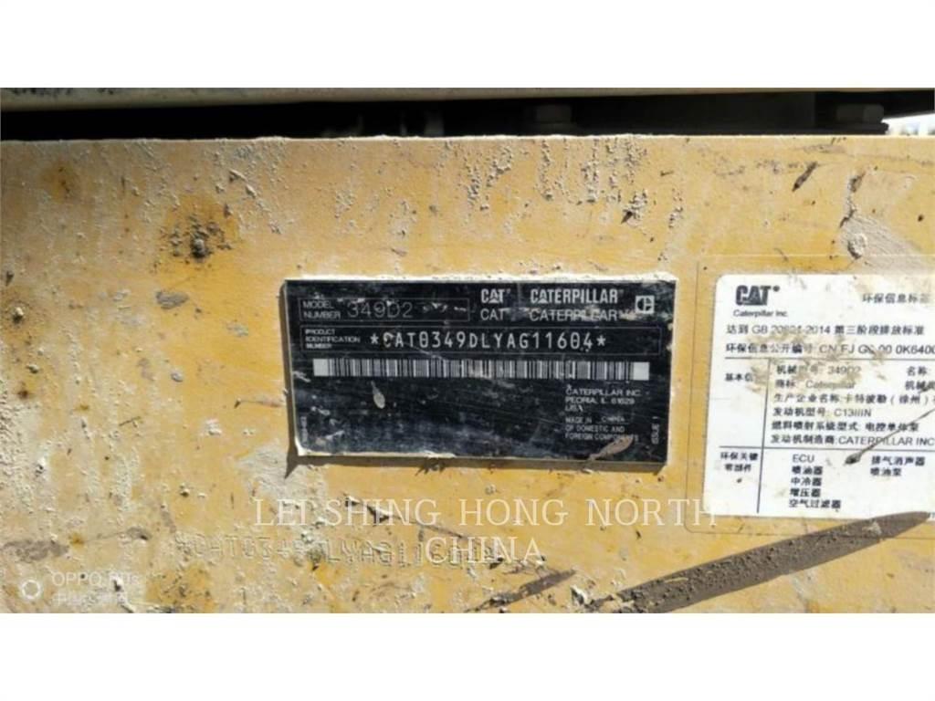 CAT 349D2 Vikšriniai ekskavatoriai