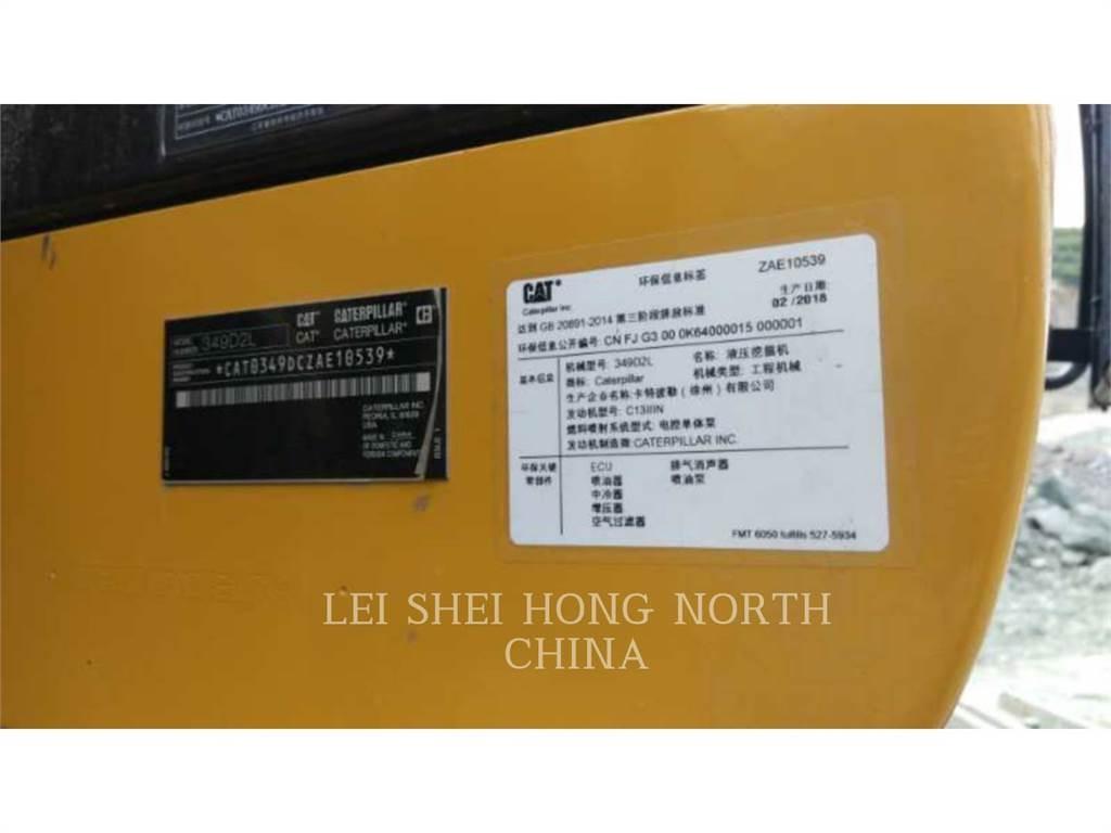 CAT 349D2L Vikšriniai ekskavatoriai