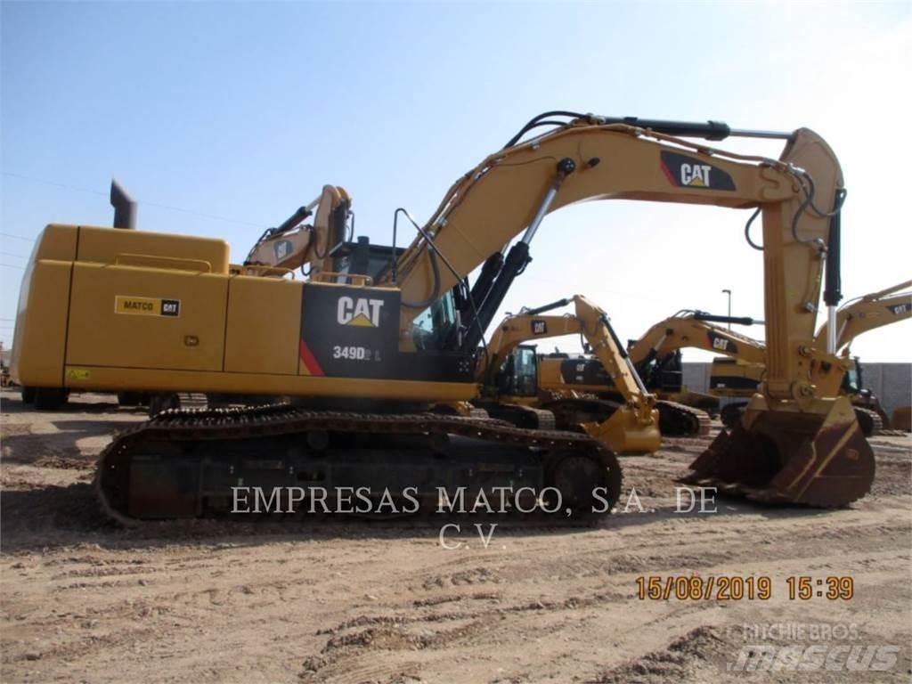 CAT 349D2L Vikšriniai ekskavatoriai