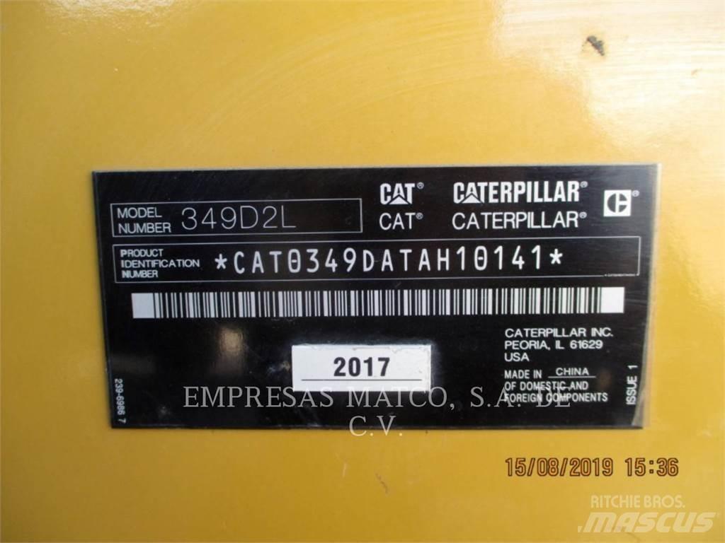 CAT 349D2L Vikšriniai ekskavatoriai