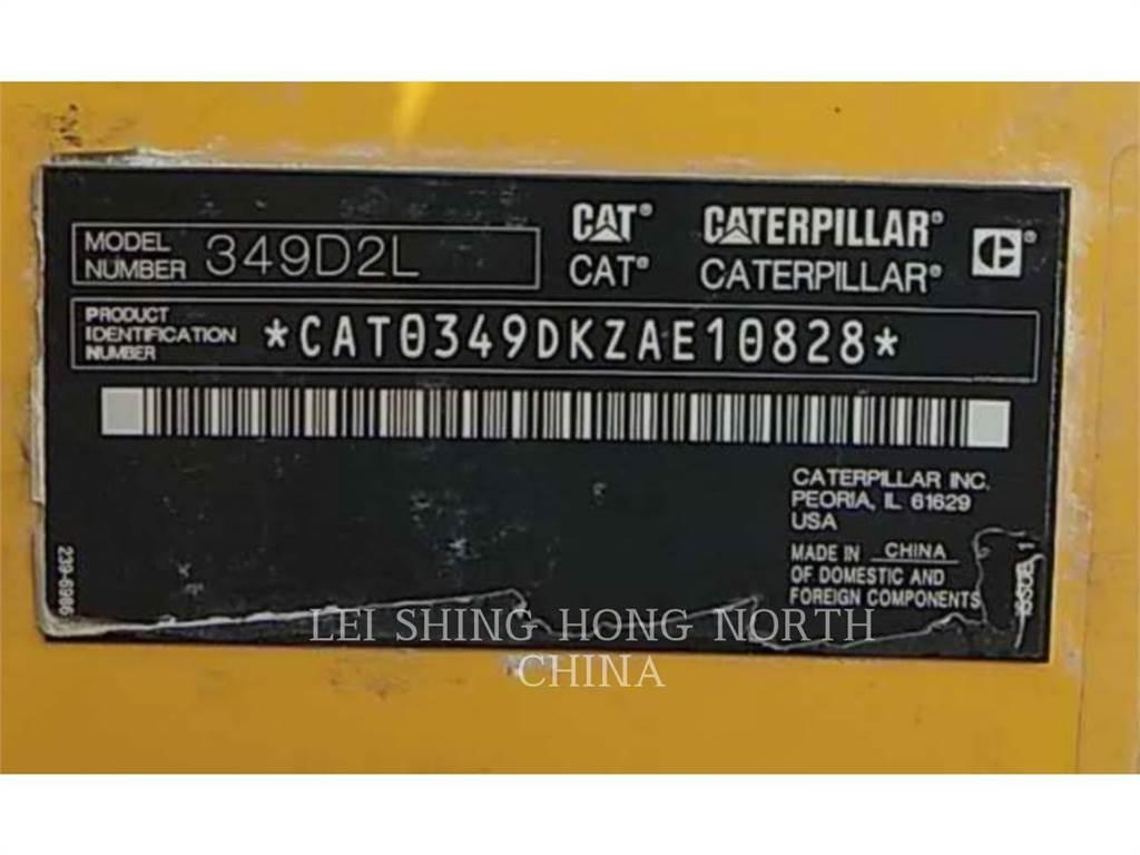 CAT 349D2L Vikšriniai ekskavatoriai