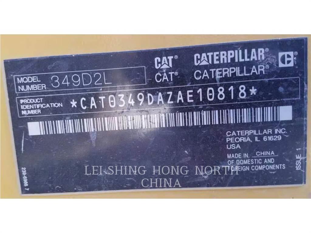 CAT 349D2L Vikšriniai ekskavatoriai