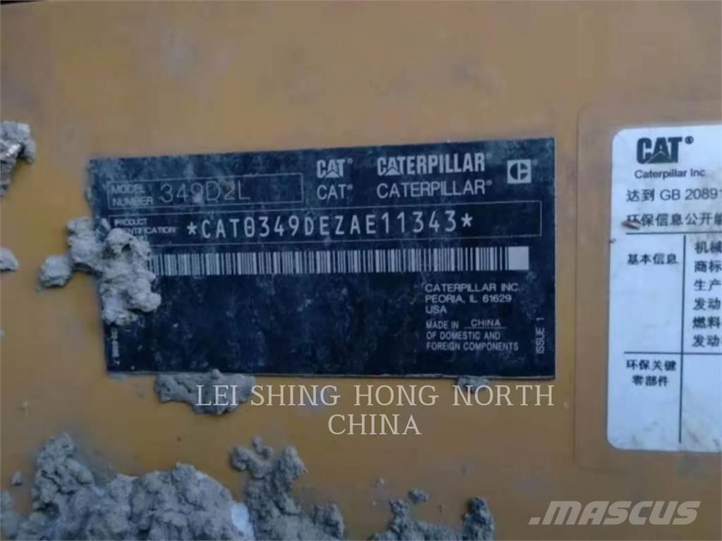 CAT 349D2L Vikšriniai ekskavatoriai
