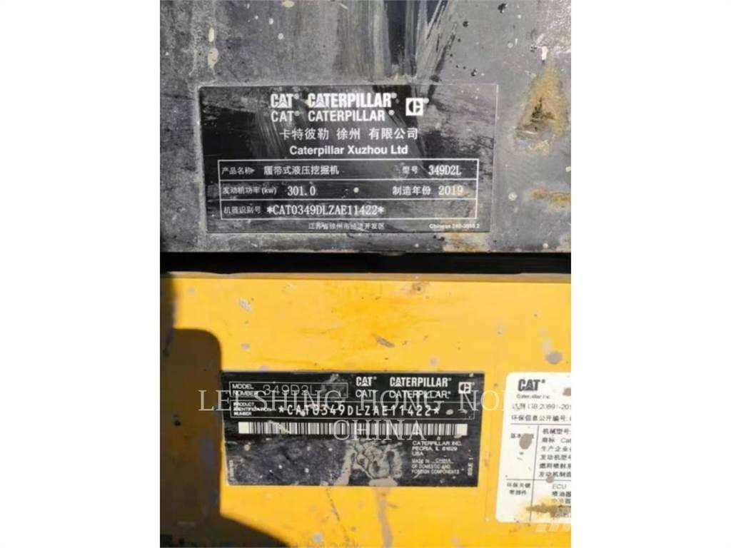 CAT 349D2L Vikšriniai ekskavatoriai