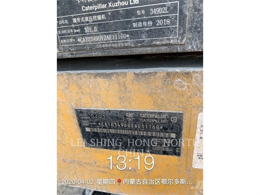 CAT 349D2L Vikšriniai ekskavatoriai