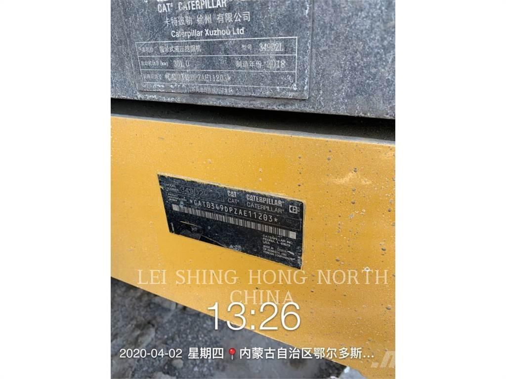 CAT 349D2L Vikšriniai ekskavatoriai
