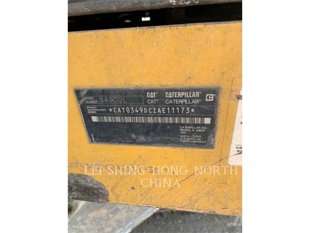 CAT 349D2L Vikšriniai ekskavatoriai