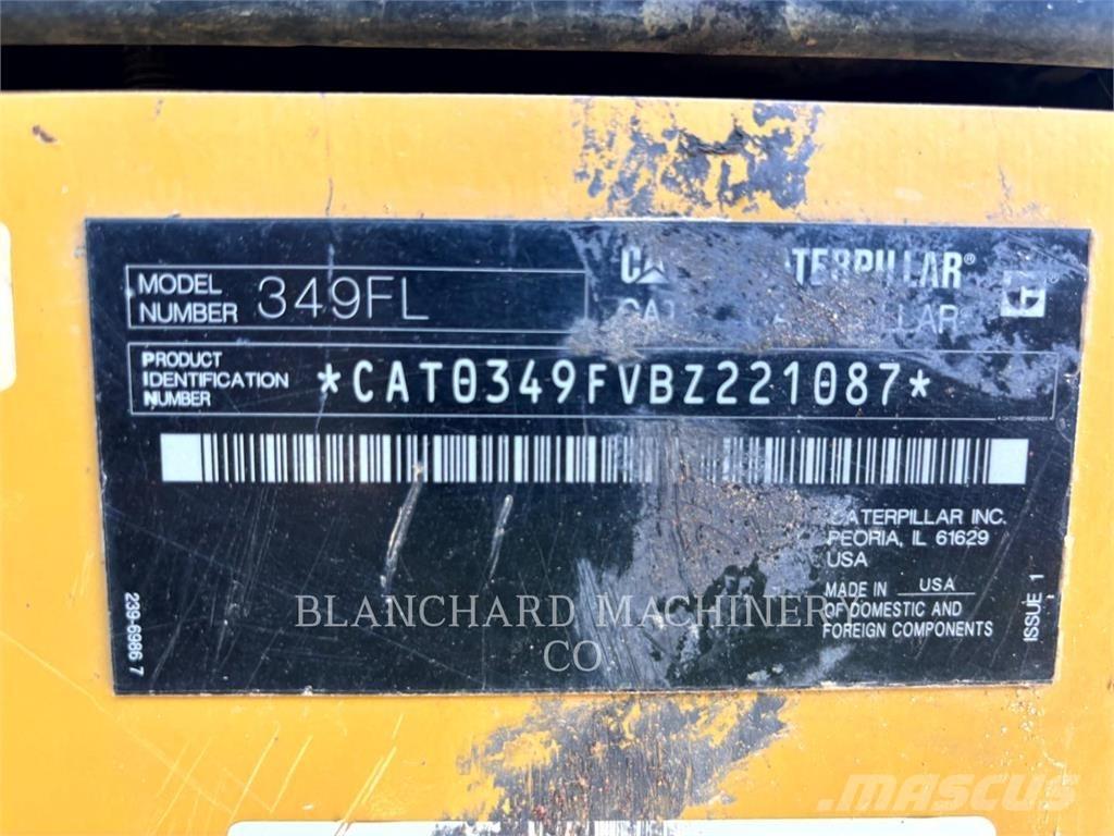 CAT 349F Vikšriniai ekskavatoriai