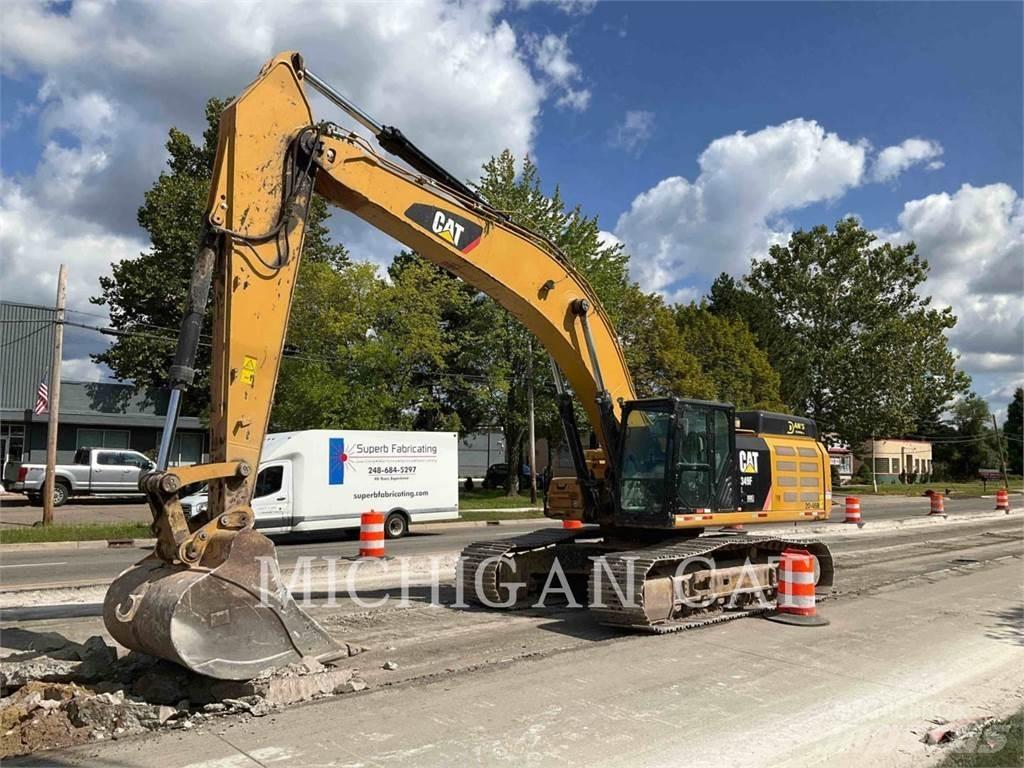 CAT 349FL + Vikšriniai ekskavatoriai