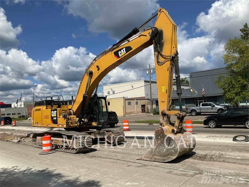 CAT 349FL + Vikšriniai ekskavatoriai
