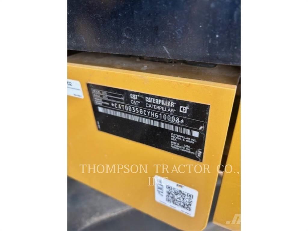 CAT 350 Vikšriniai ekskavatoriai