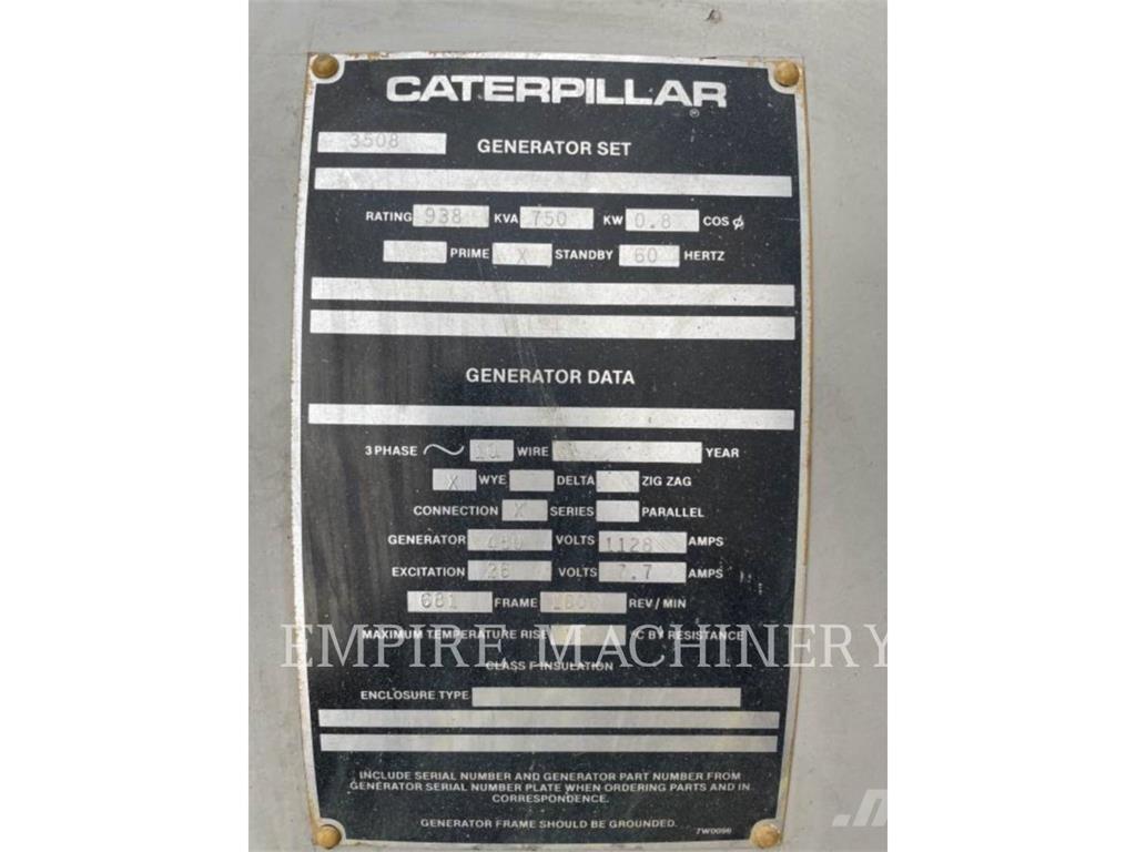 CAT 3508 Dyzeliniai generatoriai