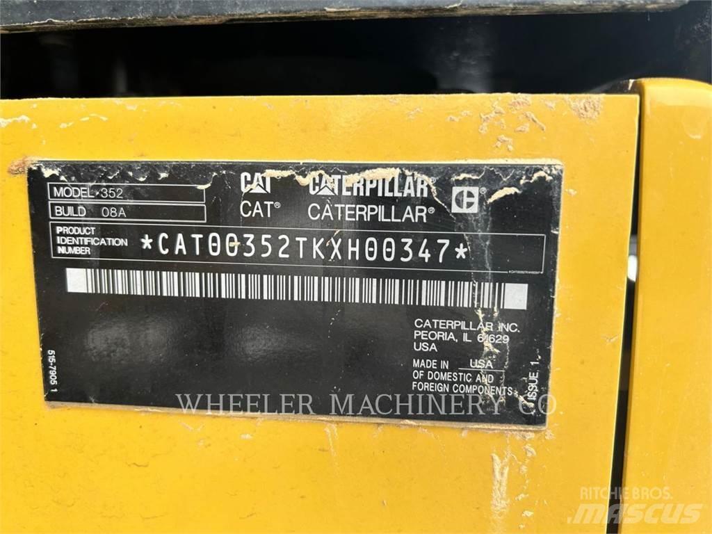 CAT 352 Vikšriniai ekskavatoriai