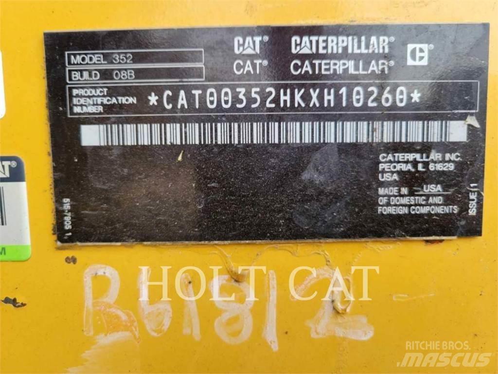 CAT 352 12 TC Vikšriniai ekskavatoriai