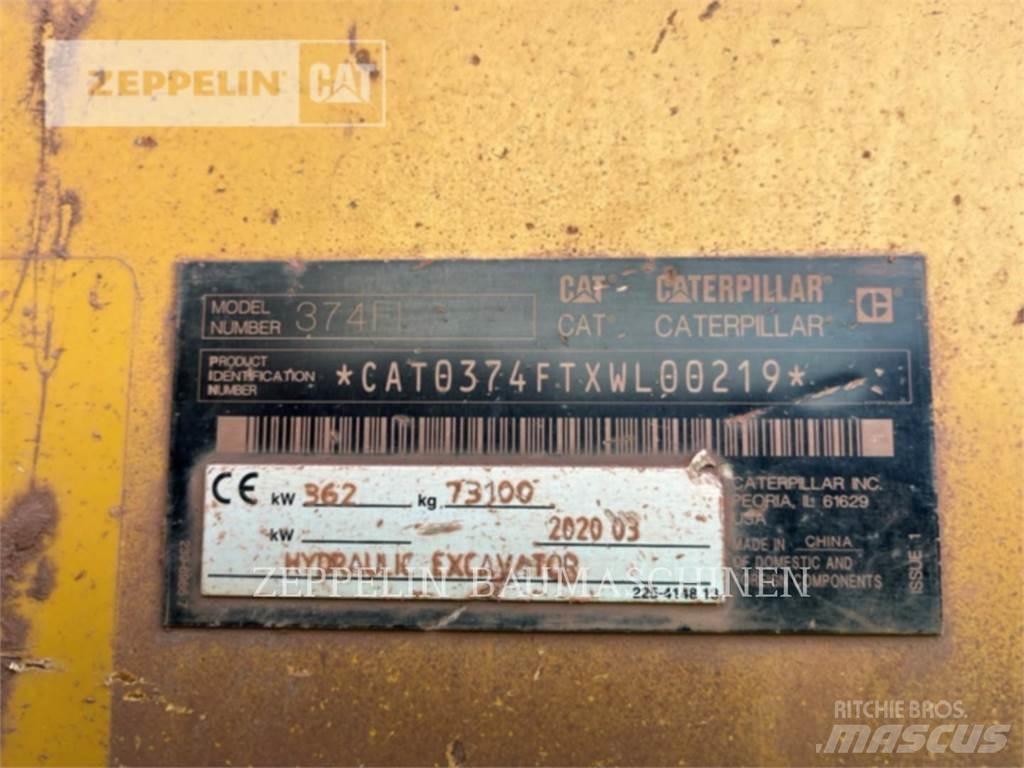 CAT 374FL Vikšriniai ekskavatoriai