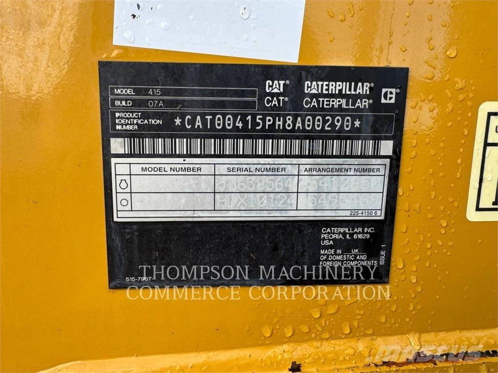 CAT 415 Ekskavatoriniai krautuvai