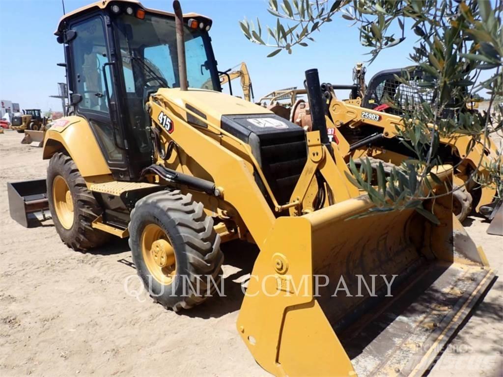 CAT 415F2 IL Krautuvai su šoniniu pasukimu