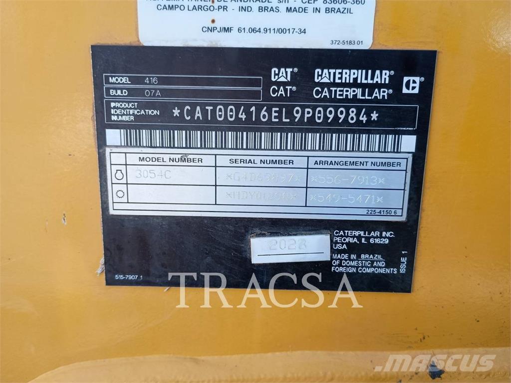 CAT 416 Ekskavatoriniai krautuvai
