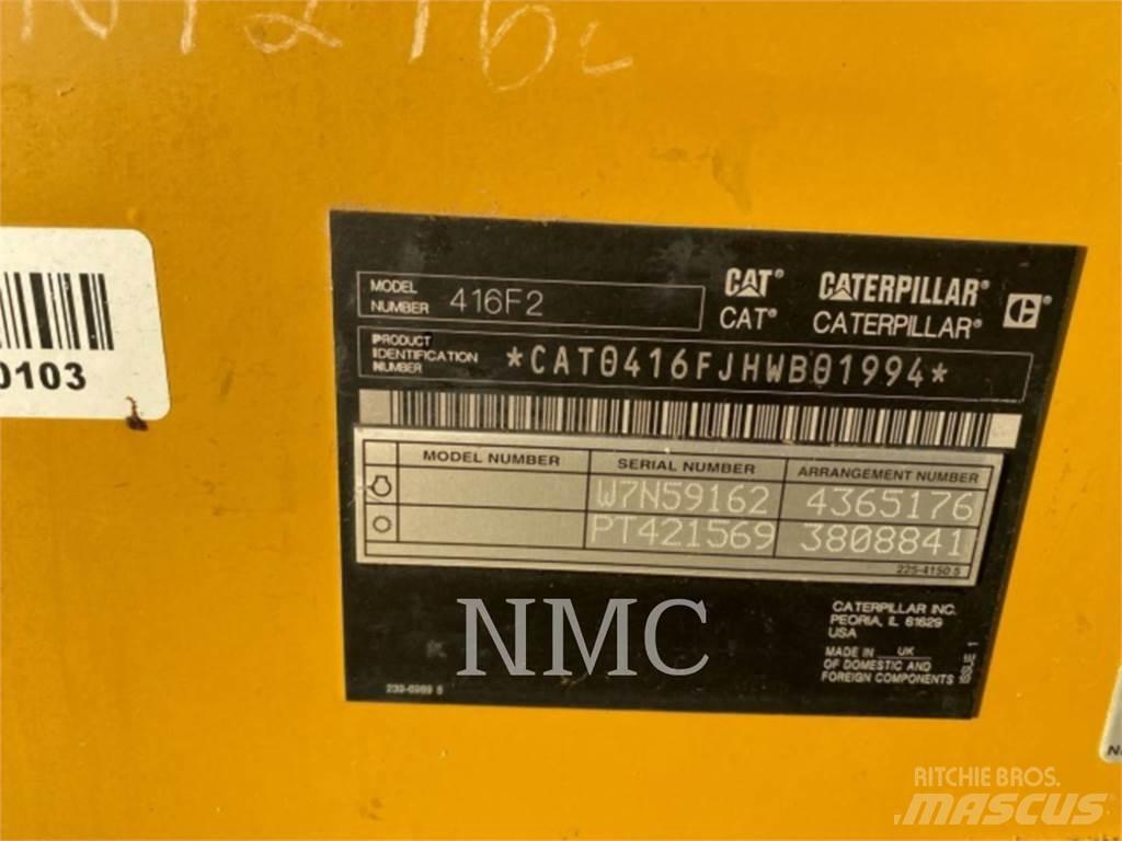 CAT 416F2 Ekskavatoriniai krautuvai