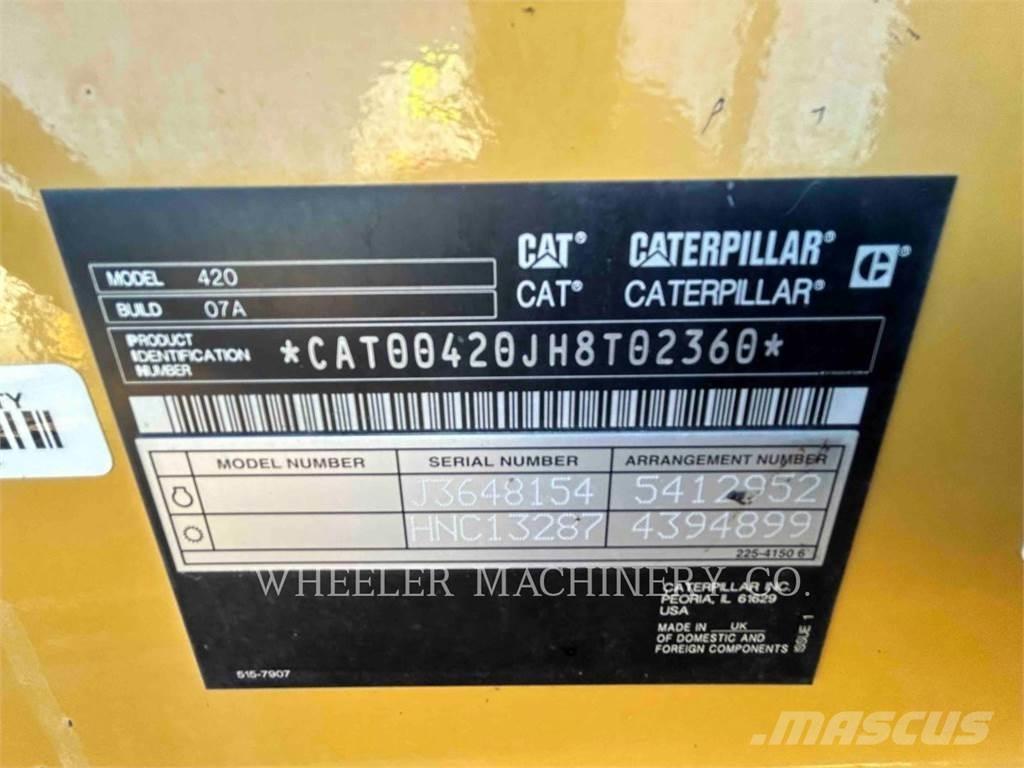 CAT 420 Ekskavatoriniai krautuvai