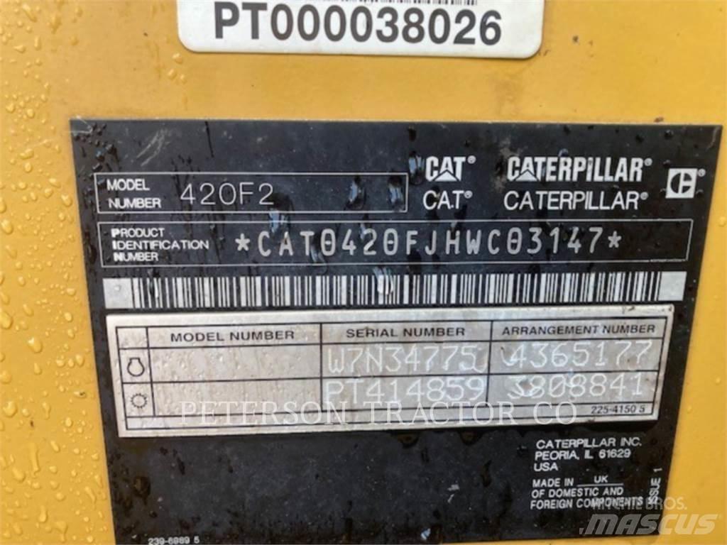 CAT 420F2 Ekskavatoriniai krautuvai