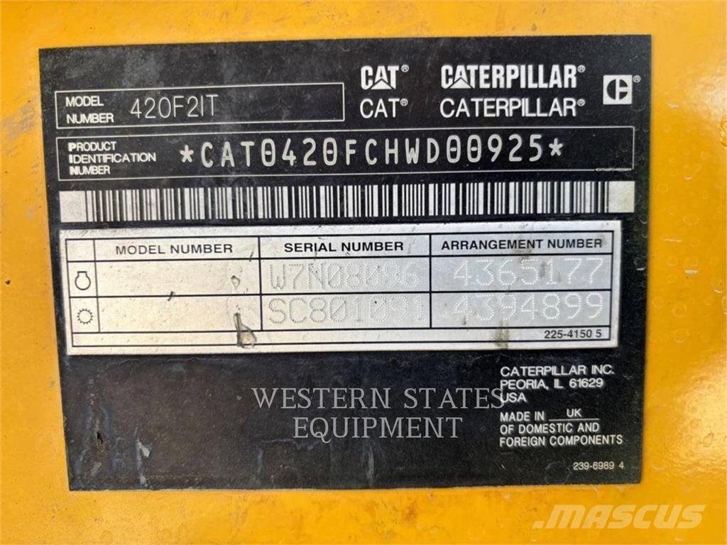 CAT 420F2 Ekskavatoriniai krautuvai