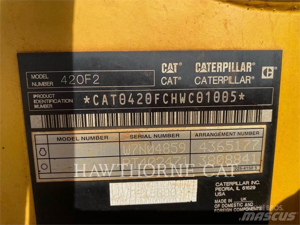 CAT 420F2 Ekskavatoriniai krautuvai