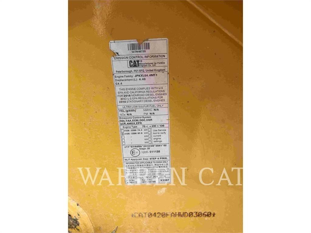 CAT 420F2 AE4T Ekskavatoriniai krautuvai