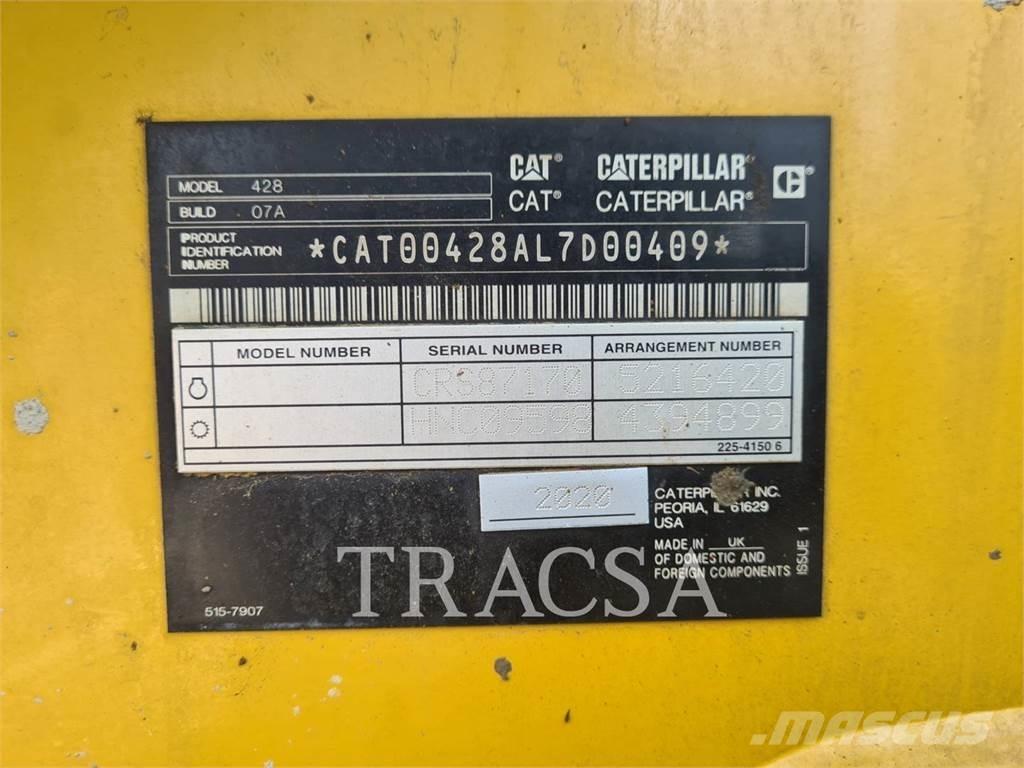 CAT 428 Ekskavatoriniai krautuvai