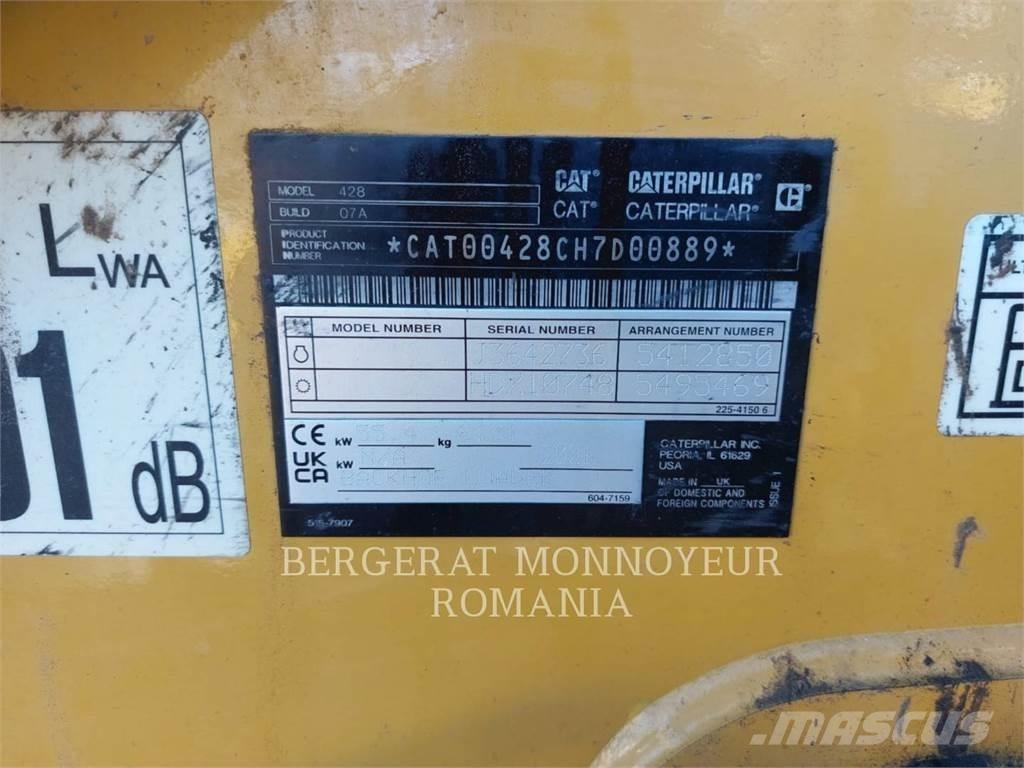 CAT 428-07 Ekskavatoriniai krautuvai